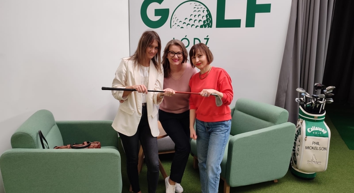 Jesteśmy w największym ośrodku treningowym golfa pod dachem w Europie - w City Golf Łódź.