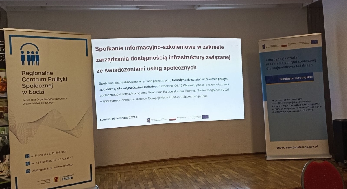 Spotkanie informacyjno-szkoleniowe w zakresie zarządzania dostępnością infrastruktury