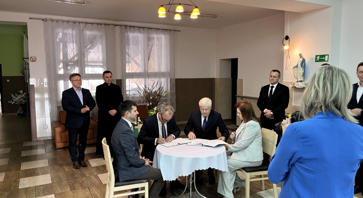 Dziś gościliśmy w Urzędzie Gminy Sławno i Środowiskowym Domu Samopomocy w Olszowcu